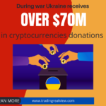During war Ukraine receives over $70M in cryptocurrencies donations