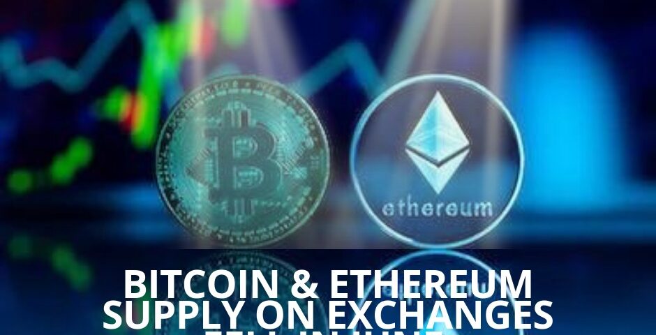 Bitcoin and Ethereum supply out from centerlized exchanges