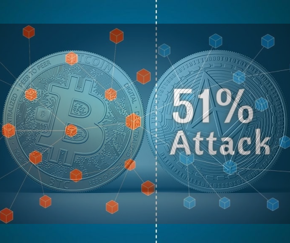 51% Attack on bitcoin and ethereum